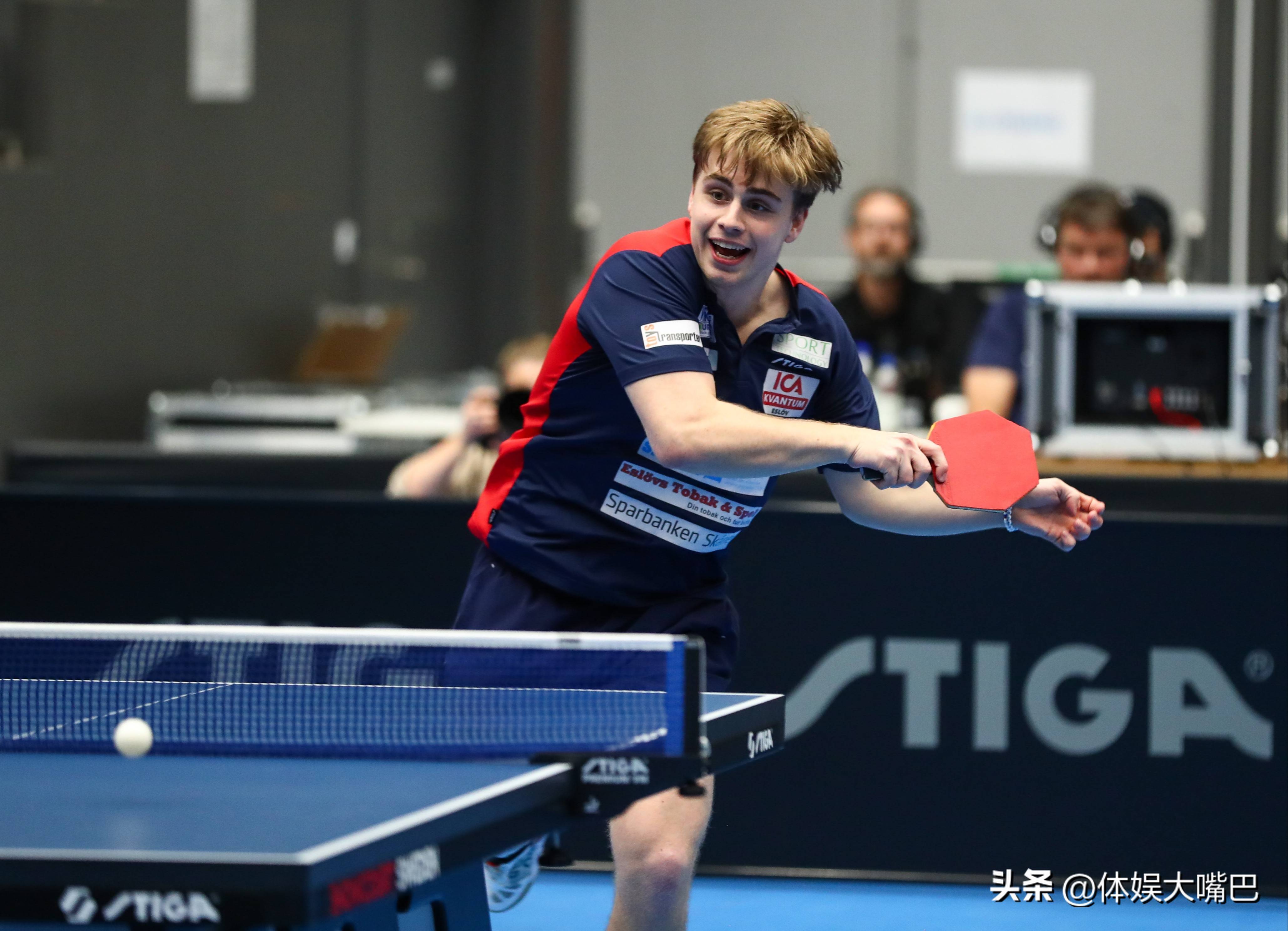包含奥地利乒乓球队险胜瑞典乒乓球队，波尔制霸全场的词条